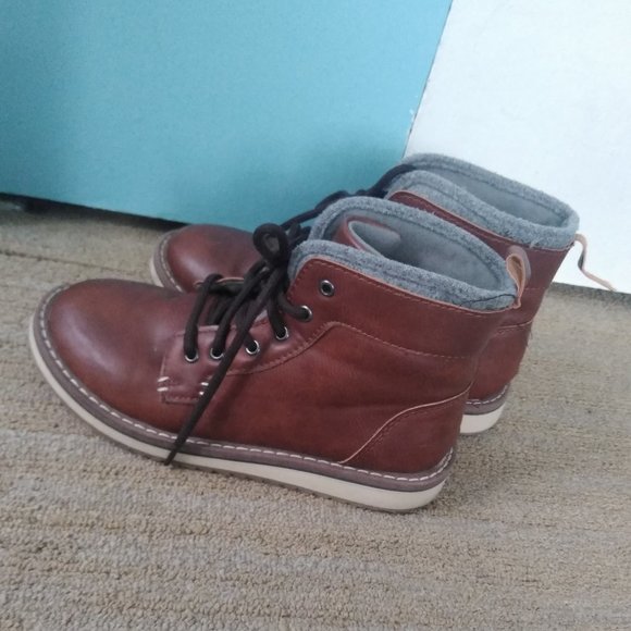 Old Navy Brown Hightop Shoes - Picture 2 of 5